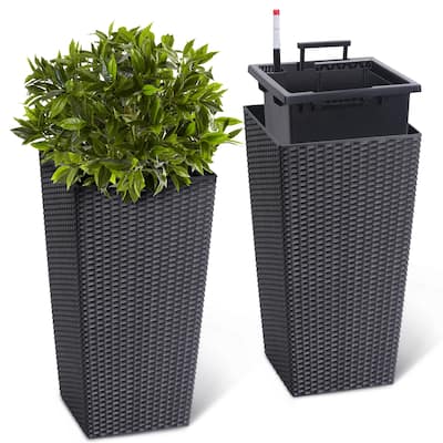 23 inch Tall Outdoor＆Indoor Planter Pots of 2