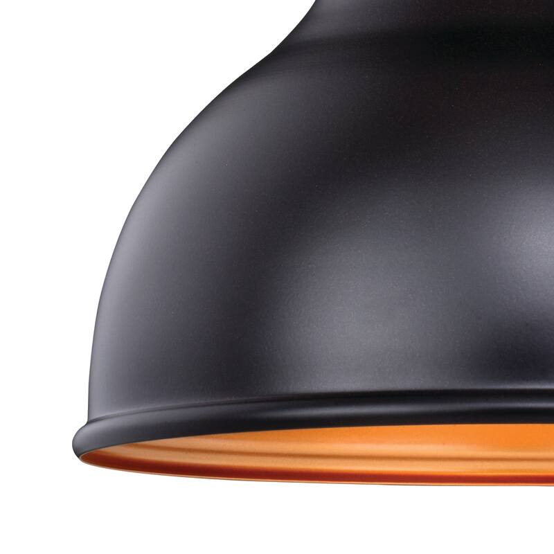 Outdoor Pendant Light - Bronze Gold Asian Allure Barn Dome - Modern Exterior Lighting - 61