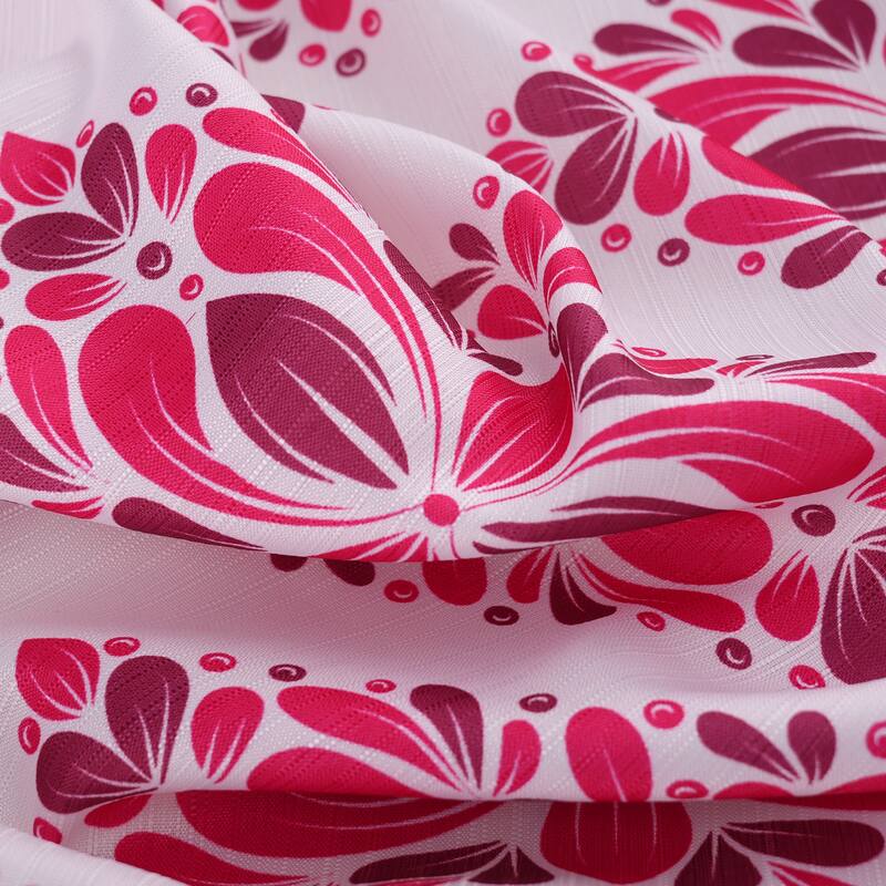 Cedar Floral Seashells Starfish Flowers Shower Curtains with Hooks