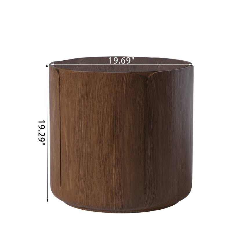 GDFStudio Kaelwyn MGO Cylindrical Waterproof Coffee Table