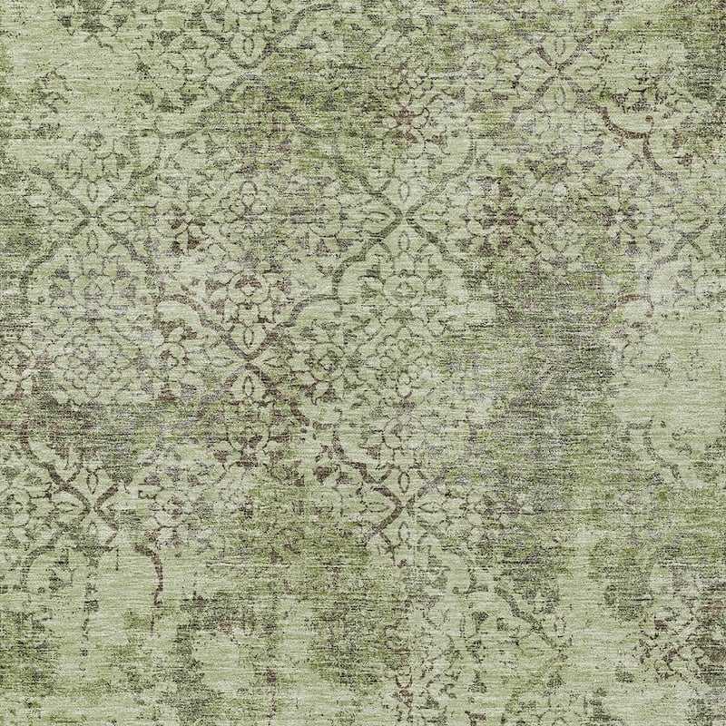HomeRoots Floral Transitional Rectangle Outdoor Rug