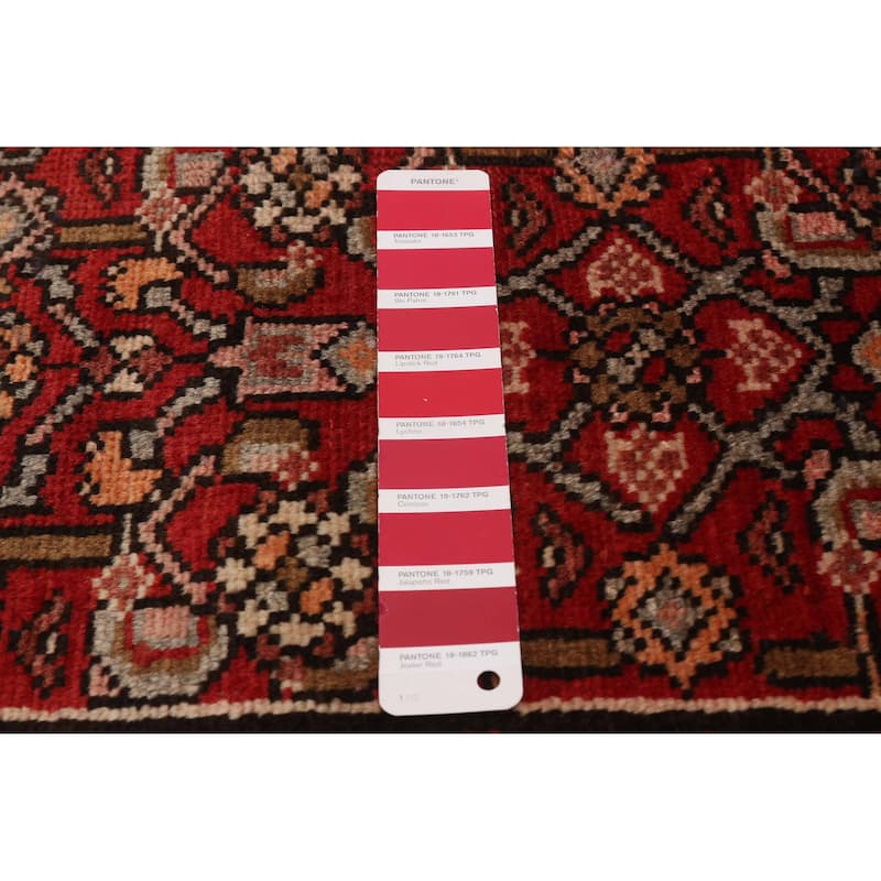 ECARPETGALLERY Hand-knotted Andelz Red Wool Rug - 3'5 x 10'0