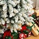 preview thumbnail 48 of 131, Glitzhome 6FT/7.5FT/9FT/11FT Snow Flocked Pre-lit Artificial Fir Christmas Trees