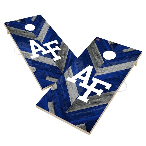 slide 2 of 5, Air Force Academy Falcons Cornhole Board Set Include Carrying Case