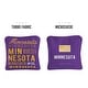 preview thumbnail 2 of 2, Minnesota Football Purple Dual Sided Cornhole Bags