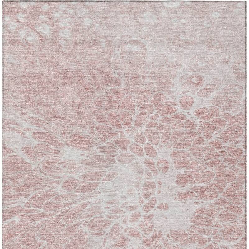 HomeRoots Abstract Transitional Rectangle Outdoor Rug