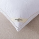 preview thumbnail 3 of 4, Feather and Loom Cotton Quilted Nano Feather Pillow - White