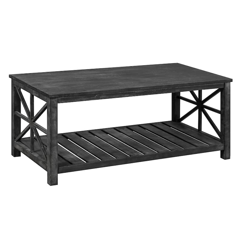 52''W Handcrafted Coffee Table In Front Of The Sofa Or Loveseat