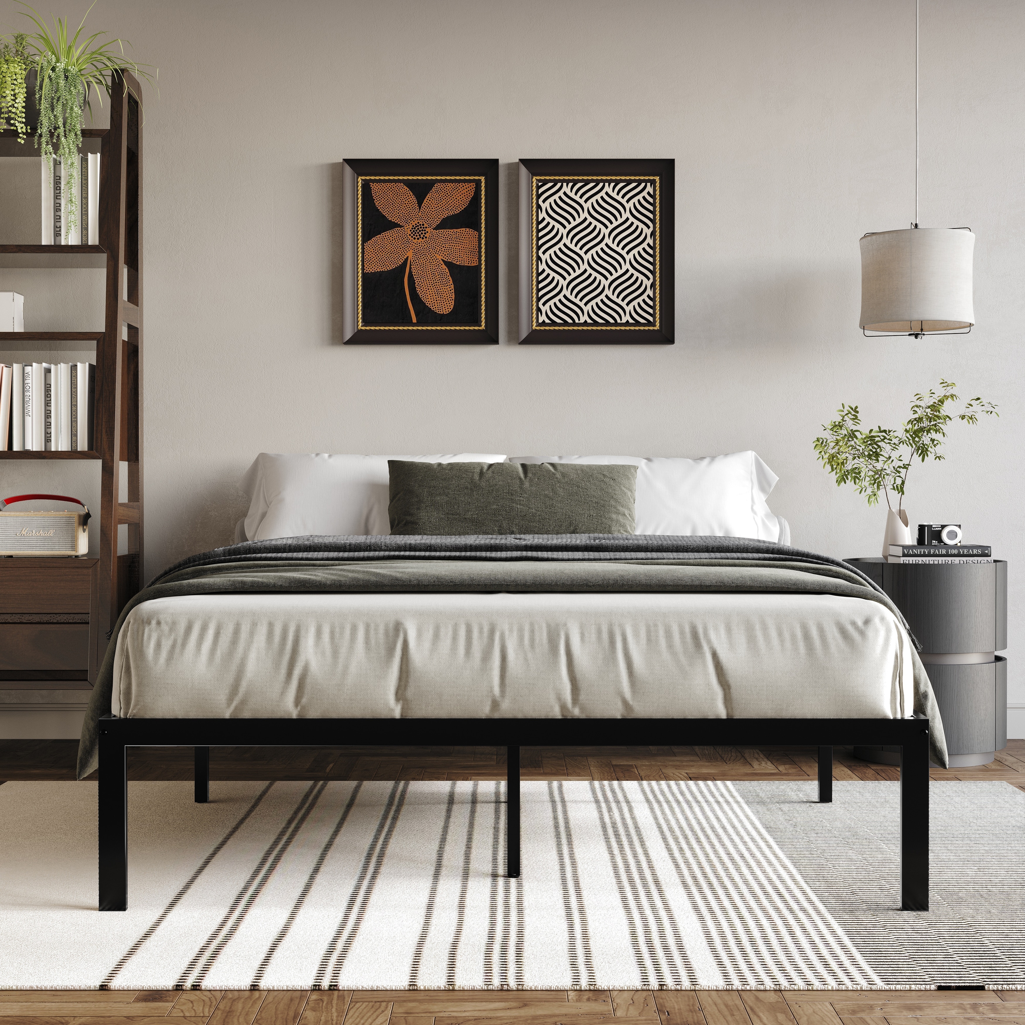 CraftPorch Minimalist Metal Platform Bed