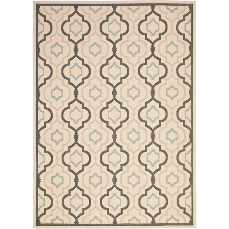 SAFAVIEH Courtyard Oyvor Indoor/ Outdoor Waterproof Patio Backyard Rug