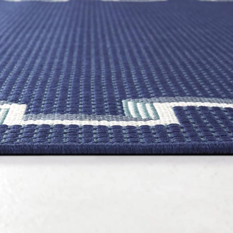 Samina Transitional Border Indoor/Outdoor Area Rug