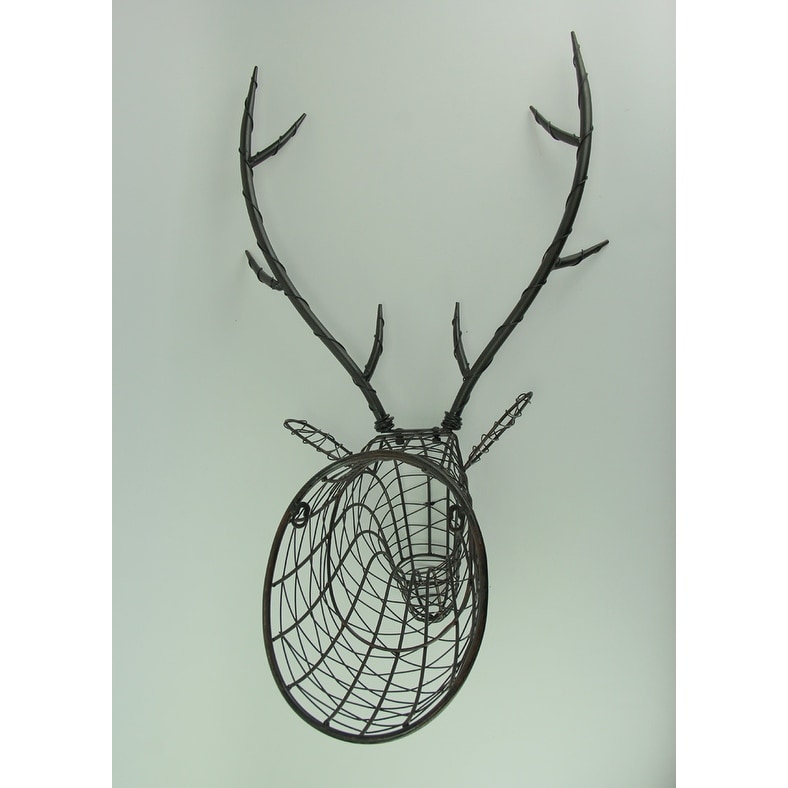 metal deer head mount