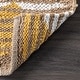 preview thumbnail 31 of 44, Nuloom Hand Braided Marla Denim And Jute Diamonds Area Rug