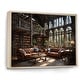preview thumbnail 12 of 11, Designart "Libraries Literary Haven II" Architecture Framed Canvas Wall Art