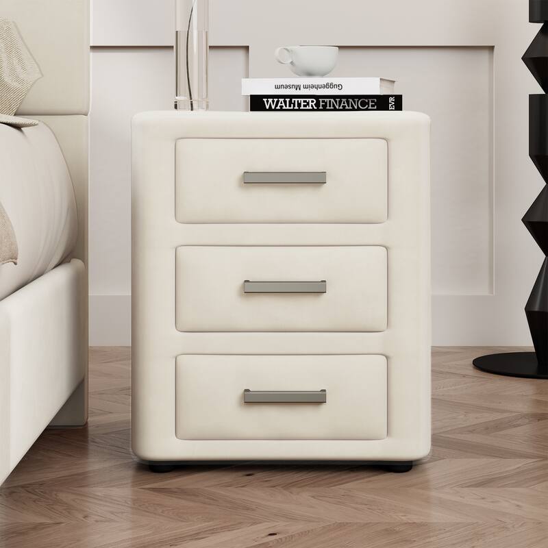 Velvet Upholstered Platform Bed Frame Vertical Channel Wingback Bed Tufted Headboard Footboard, Low Profile Panel Bed