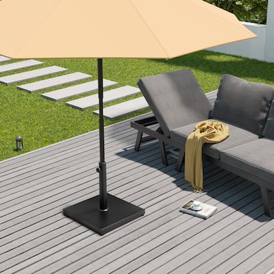 VredHom Square Steel Market Umbrella Base Stand