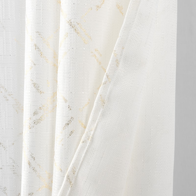 Soho Foil Print Window Curtain Set