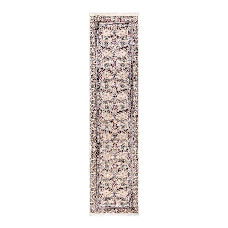 Traditional Oriental Ivory Runner - Ivory - Runner