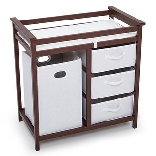 Wooden Baby Changing Table, Modern Diaper Changing Table