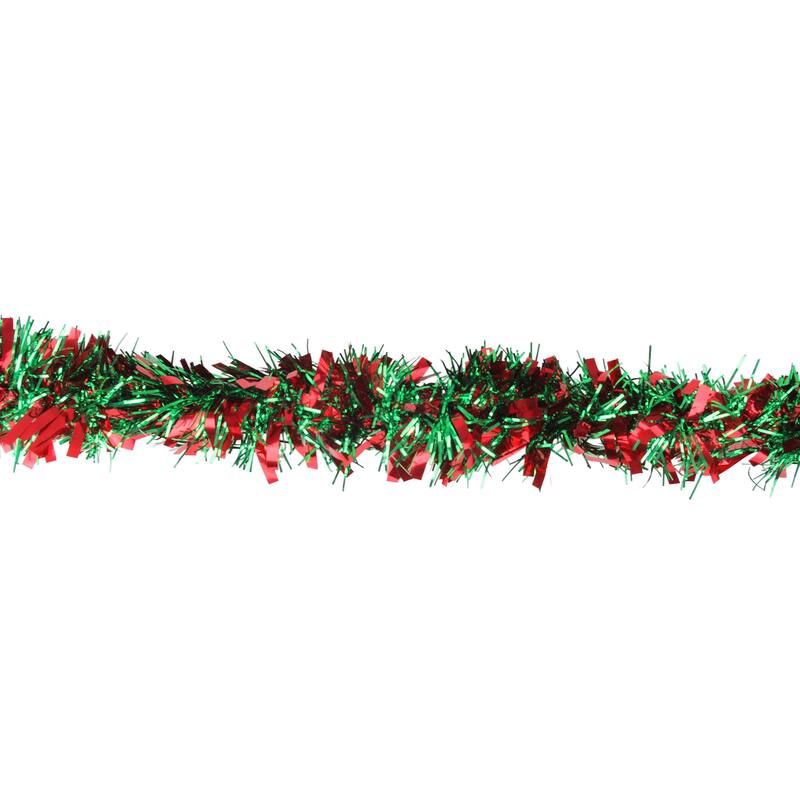 50' x 4' Wide Cut Tinsel Christmas Garland - Unlit