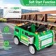 preview thumbnail 9 of 7, 12V Ride-On Car with Trash Bin and Parental Remote Control - 37" x 23" x 23"