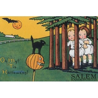 Shop Salem Massachusetts Halloween Kids Black Cat Vintage