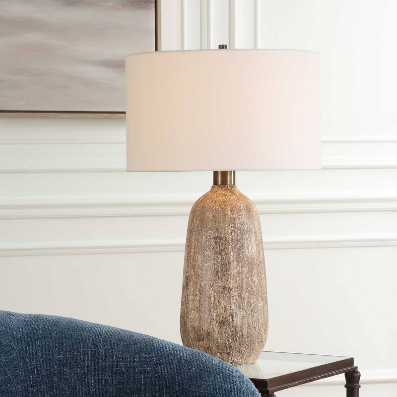Uttermost Napier Earthy Brown Table Lamp - N/A