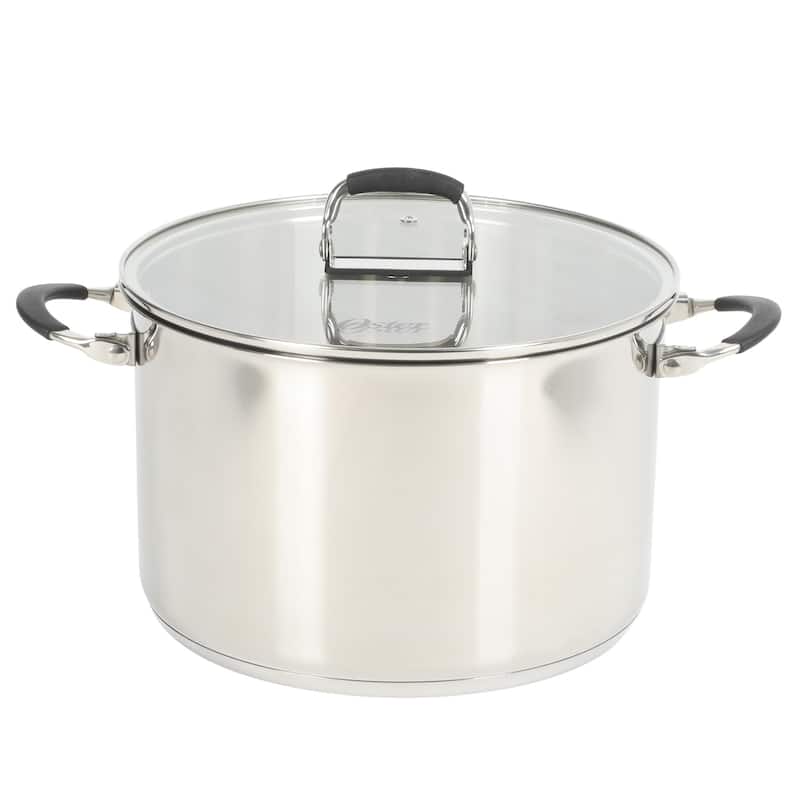 Oster Silverbolt 6 Piece Stackable Space-Saving Dutch Oven Sauce Pan Cookware Set