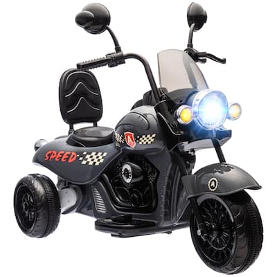 Triple Wheel Kids Electric Motorcycle with Interactive Lights and Spring Suspension for Outdoor Play and Gifts​