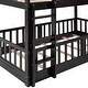 preview thumbnail 15 of 15, Versatility Twin Over Twin Bunk Bed Wooden Kids Bed with Slide,Ladder,Guardrail and Pine Wood Frame