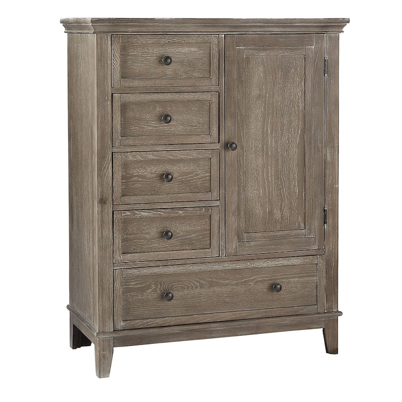 Leland Wood Chifferobe, Sandwash