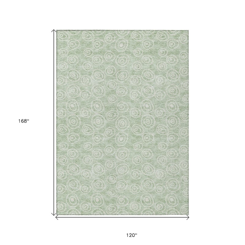 HomeRoots Geometric Transitional Rectangle Outdoor Rug