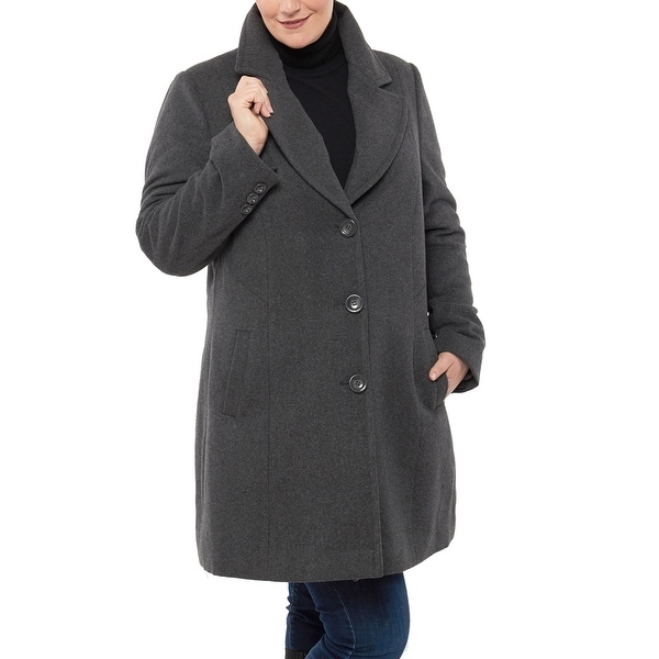 plus size walking coat