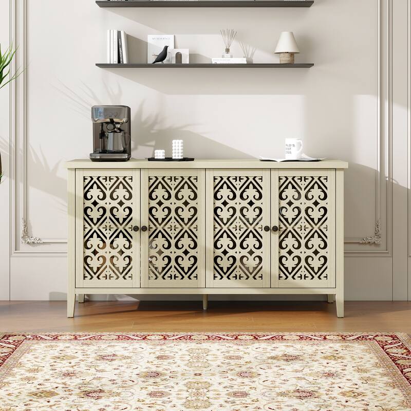 Natural Decorative Cabinet Sideboard Coffee Cabinet Hallway Cabinet