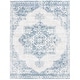 preview thumbnail 13 of 14, SAFAVIEH Layla Noor Shabby Chic Farmhouse Rug 10' x 14' - Ivory Grey/Blue - Rectangle