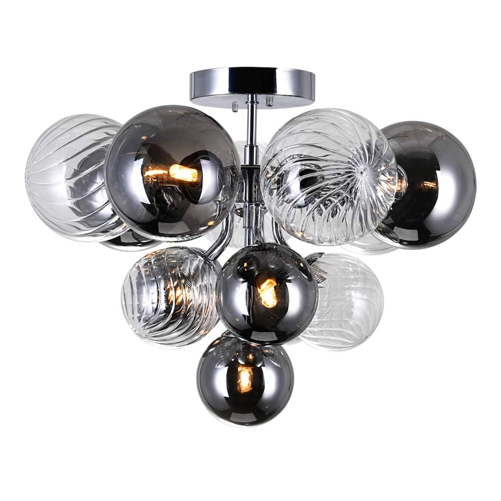 Pallocino 6 Light 16in Chrome Flush Mount