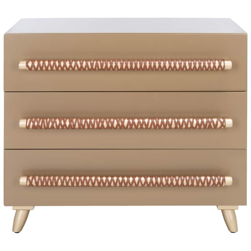 SAFAVIEH Audra 3-Drawer Storage Bedroom Chest.