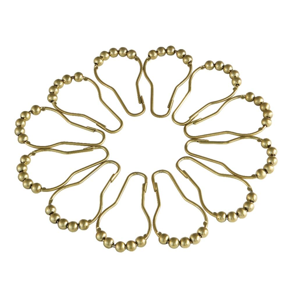 Edenscape Roller Ball Shower Curtain Rings (12 pcs/set)