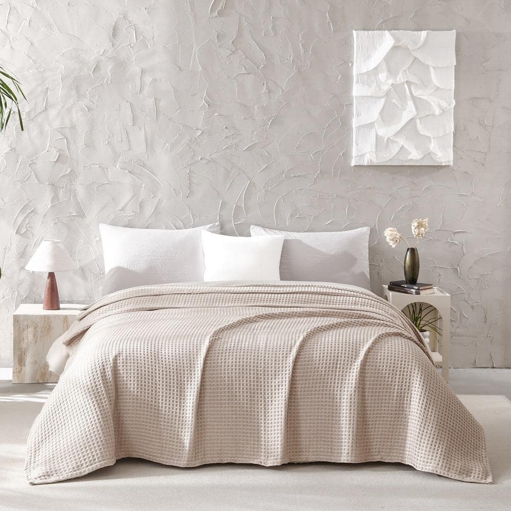 Fluffy Waffle Weave Chenille Throw Blanket