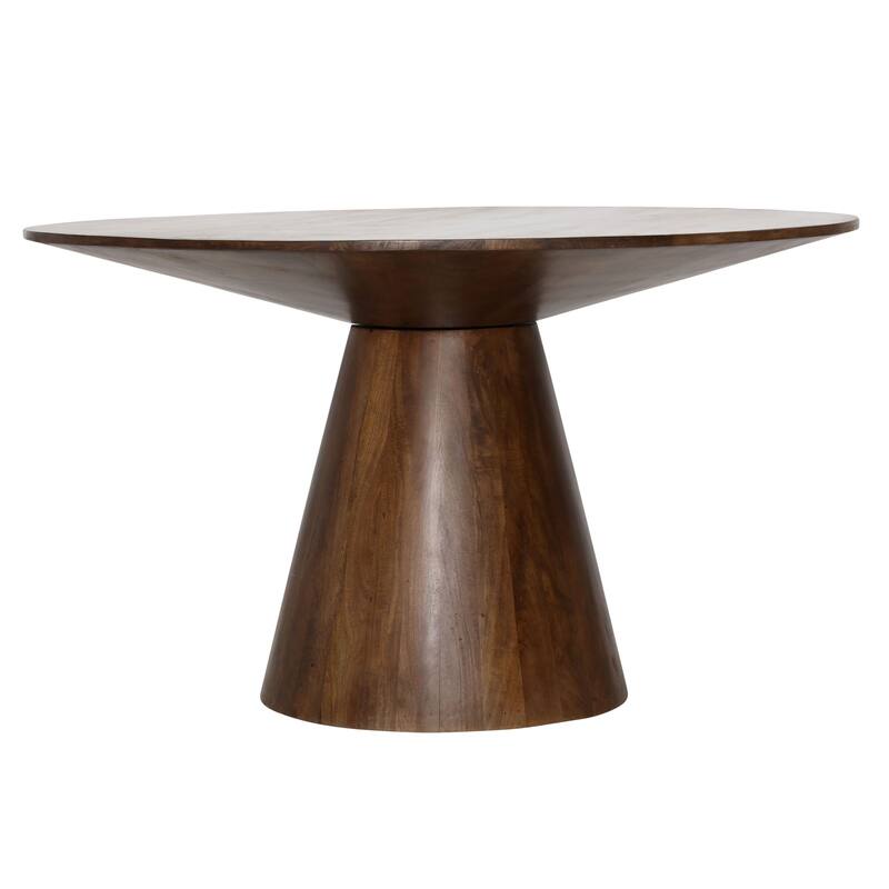 Chelsea 52" Wide Mango Dining Table, Medium Brown