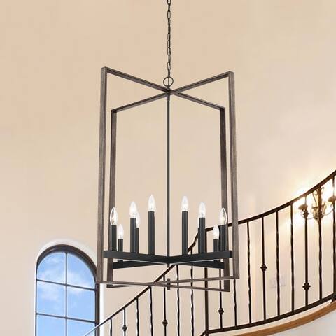 Acroma 12 Light 31 Inch Modern Farmhouse Rustic Pendant Chandelier-UL