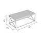 preview thumbnail 2 of 2, Coffee Table 44L Brown Reclaimed Wood Black Metal - 44' x 22' x 17'