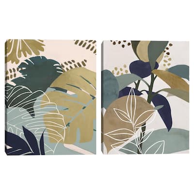 Island Dreams I, Island Dreams II by Studio Arts Canvas Art Prints
