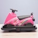 preview thumbnail 13 of 36, 12V Electric Bumper Car for Kids Ages 3-5, 360° Spin Ride-On with LED Lights, Collision Sounds, Horn & Music, Dual Motor Drive