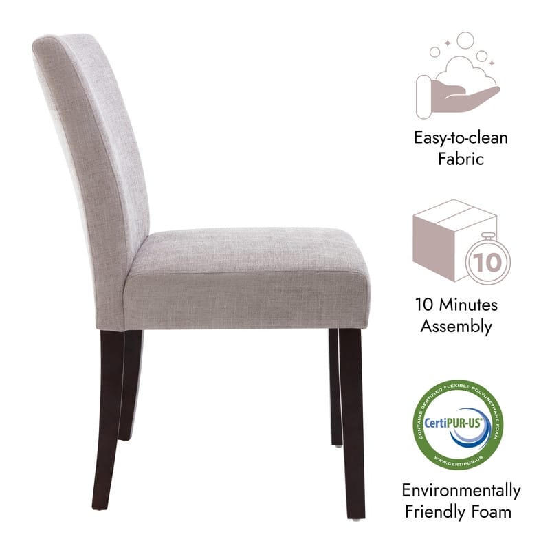 Alvin Upholstered Dining Chair Set of 2