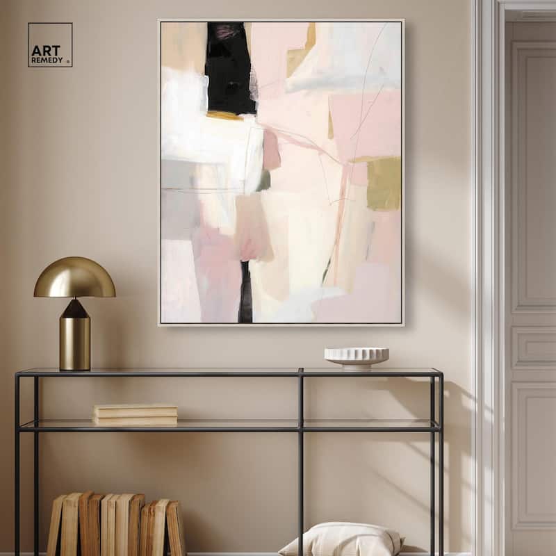 Pistachio Pink I Canvas by Art Remedy