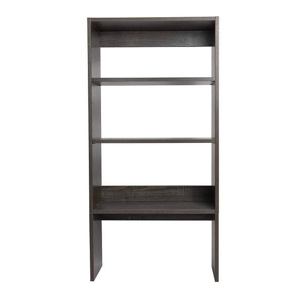 Shop Modular Closets 36 Tall Wood Shelf Tower Closet Organizer Section Overstock 21904685