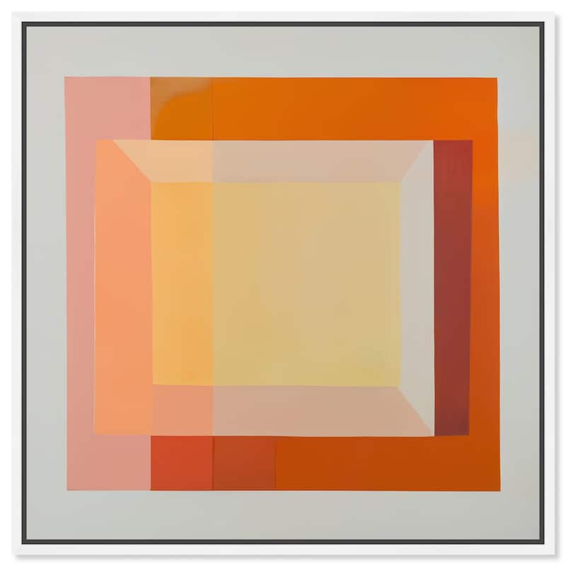 Minimal Color Blocks II Canvas by Art Remedy - 30" x 30" - White