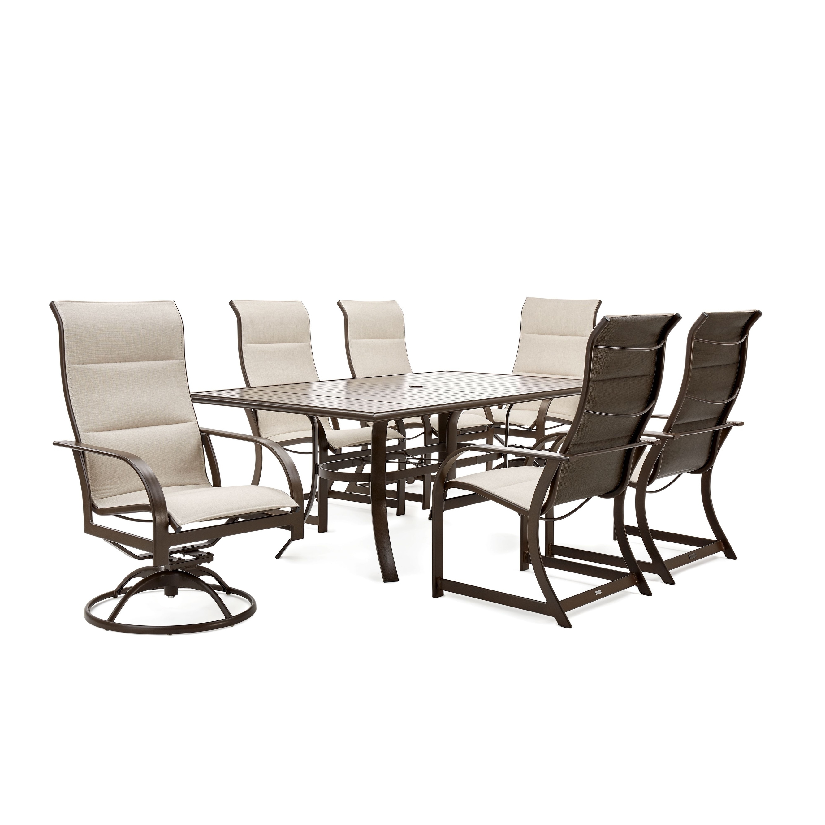 Sunbrella 7 piece hotsell sling dining set