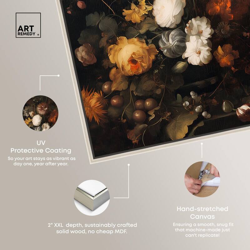 Shadowed Petal Secrets II Canvas by Art Remedy